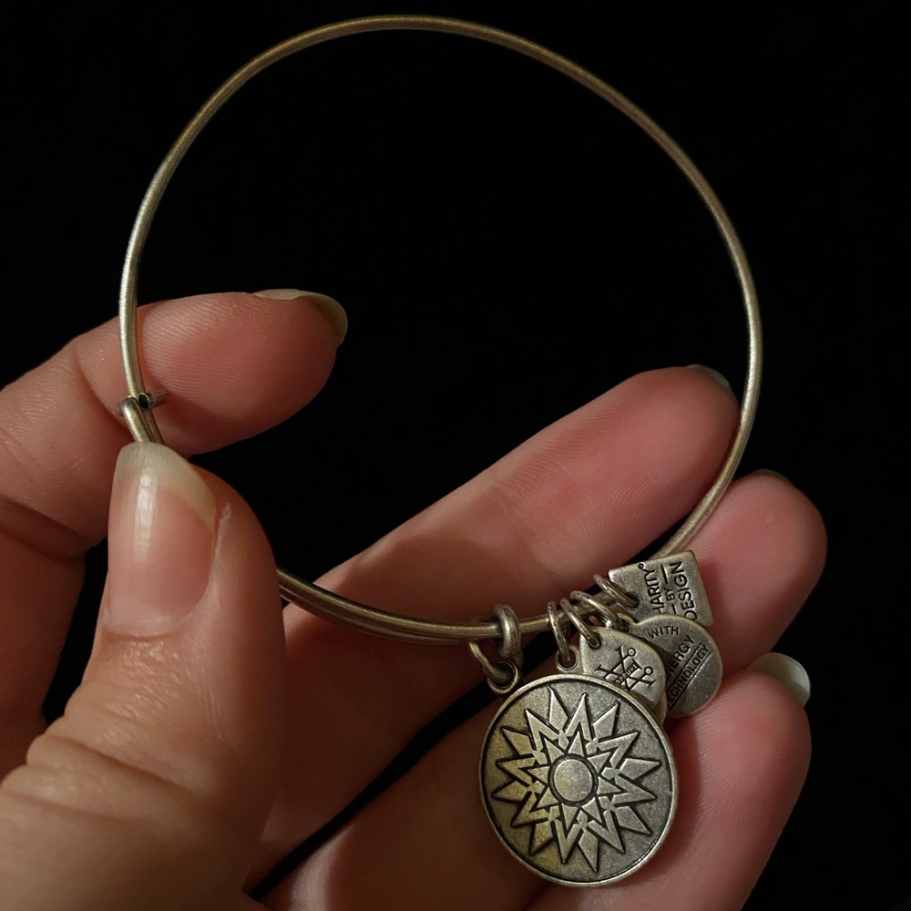 Alex and Ani Silver Charm Bracelet